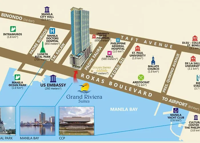 Aparthotel Grand Riviera Infront Of Us Embassy Manila